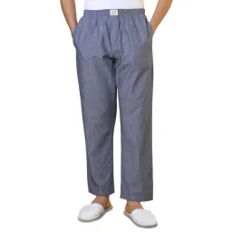 Sleepz by Raymond Dark Grey Cotton Printed Regular Fit Pyjama-picture-32