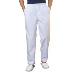 Sleepz by Raymond Medium Blue Cotton Printed Regular Fit Pyjama-picture-44