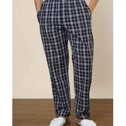 sleepz by raymond Men Checked Pyjamas with Elasticated Waist-picture-12