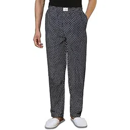 sleepz by raymond Men Flat Front Regular Fit Print Pattern Pure Cotton Pyjama-picture-45