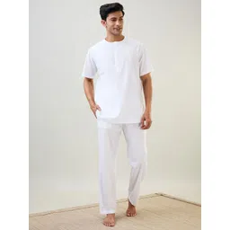 SleepZ by Raymond Men Pure Cotton Night suit-picture-15