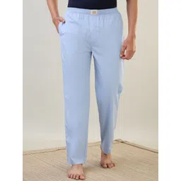 SleepZ by Raymond Men Regular Fit Cotton Lounge Pants-picture-12