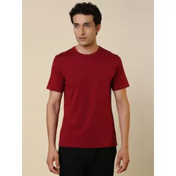 SleepZ by Raymond Men Solid Round Neck Cotton T-shirt-picture-33