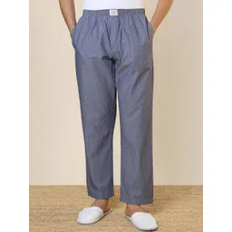 SleepZ by Raymond Printed Pure Cotton Straight-Leg Lounge Pant-picture-12