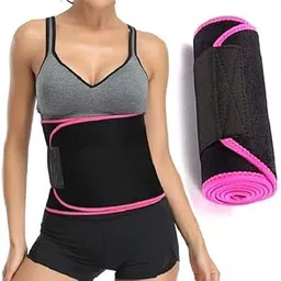 Slim Belly Fat Belt for Women Weight Loss Exercise Belt Workout for Men (Black)-picture-19