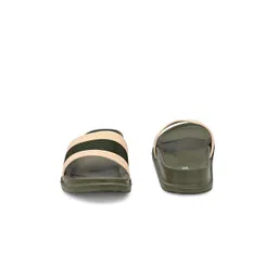 Slipover Men Colourblocked Rubber Sliders image 4