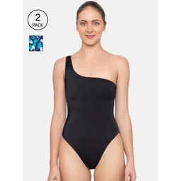 Sloggi Women Blue Printed Reversible Swimsuit-picture-20