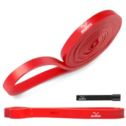 Slovic Resistance TPE Bands for Workout- Red | Resistance Band Set | Exercise Band for Home Gym Fitness | Pull Up Band | Loop Band | Stretching Band | Gym Band for Men & Women | Heavy Duty Material-picture-20