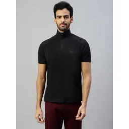 Slowave Black Slim Fit Sports T-Shirt-picture-47