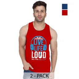 SLOWLORIS Men 2 Colourblocked Applique Slim Fit T-shirt-picture-41