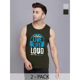 SLOWLORIS Men 2 Printed Hooded Pockets Slim Fit T-shirt-picture-28