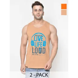 SLOWLORIS Men 2 Printed Raw Edge Slim Fit T-shirt-picture-39