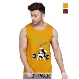 Slowloris Men Pack Of 2 Printed Innerwear vest-picture-37