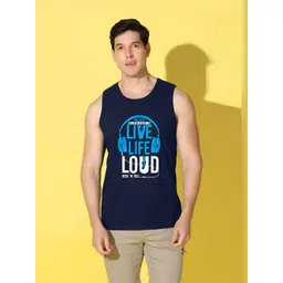 SLOWLORIS Men Pack of 2 Printed Round Neck Sleeveless Cotton Tank Innerwear Vests-picture-24