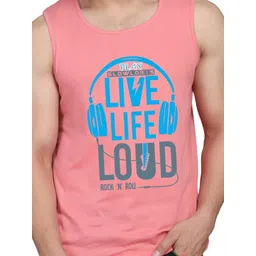 SLOWLORIS Men Pack Of 2 Typography Printed Round Neck Cotton Slim Fit T-Shirts image 3