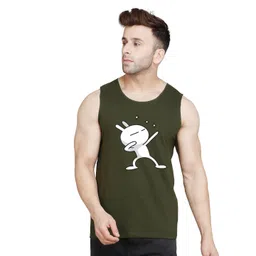 SLOWLORIS Men Printed Raw Edge T-shirt-picture-40