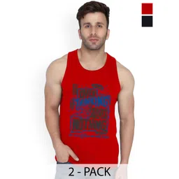 Slowloris Men Set of 2 Printed Sleeveless Cotton Innervest-picture-27