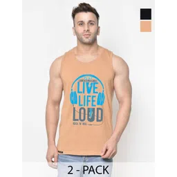 SLOWLORIS Men Typography 2 Printed V-Neck Applique Slim Fit T-shirt-picture-16