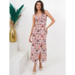 Slumber Jill Multi Cotton Print Sleeveless Midi Dress-picture-35