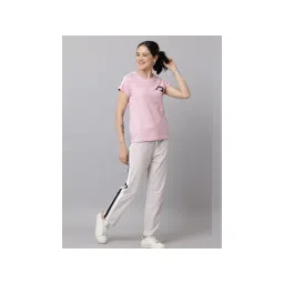 Slumber Jill Pink & Off White Snuggle Fit T-Shirt with Pant (Set of 2)-picture-32