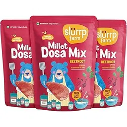 Slurrp Farm Millet Dosa Instant Mix | Supergrains And Beetroot | Natural And Healthy Food, 150g (Pack Of 3)-picture-10