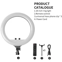 Small Sun 18''Three Mode RingLight[White,Warm,Mixed]with 180°Rotatable Adjustable Power Ring Flash-picture-14