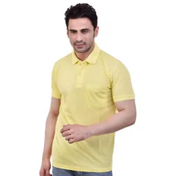 SMAN Men Solid Polo Collar Cotton T-shirt-picture-18