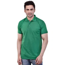SMAN Men Solid Polo Collar Cotton T-shirt-picture-20