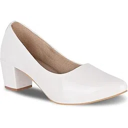 smart & sleek Casual Block Heel Office Wear Bellies for women-picture-35