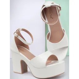 Smart & Sleek Women Synthetic Flatform Heels-picture-26