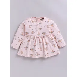 Smart Baby Floral Applique A-Line Dress-picture-12