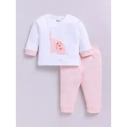 Smart Baby Girls Printed T-shirt with Pyjamas-picture-40