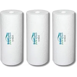 Smart Live 6 Inch Spun Filter Cartridge Compatible with Pureit Classic G2, Mineral RO + UV | Size 6 x 2.75 | Inch 5 Micron Pre Filter Candle for RO Water Purifier (Pack of 3)-picture-27