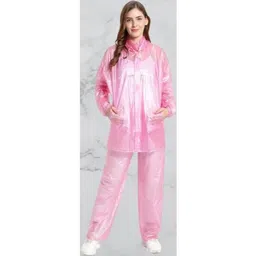 smart sewingers Solid Women Rain Suit-picture-28