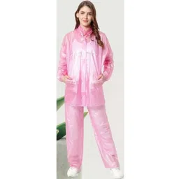 smart sewingers Solid Women Rain Suit-picture-37