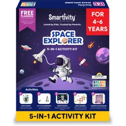 smartivity Junior Space Explorer STEM Educational DIY Fun Toys, Educational & Construction based Activity Game for Kids 4 to 6, Gifts for Boys & Girls, Learn Science Engineering Project, Made in India-picture-12