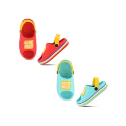 Smartots Kids Pack Of 2 Typographic Croslite Clogs-picture-25