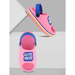 Smartots Kids Textured Open Toe Croslite Clogs-picture-52