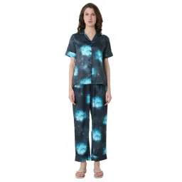 Smarty Pants Blue Solid Night Suit-picture-40