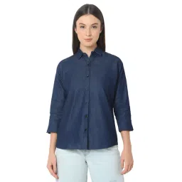 Smarty Pants Dark Blue Denim Shirt-picture-10