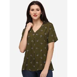 Smarty Pants Green Floral Print Top-picture-35