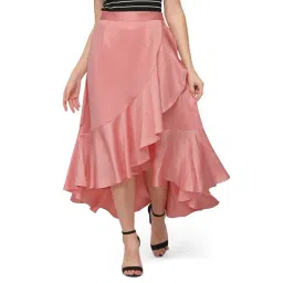 Smarty Pants Pink Below Knee Skirt-picture-21