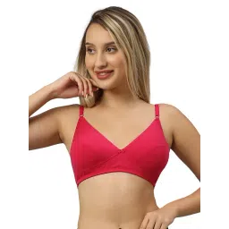 Smarty Pants Pink Cotton Medium Coverage T-Shirt Bra-picture-39