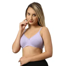 Smarty Pants Purple Cotton Medium Coverage T-Shirt Bra-picture-38