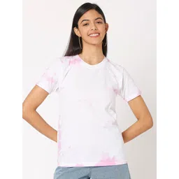 Smarty Pants Women Pink & magnolia Tie-Dye T-shirt-picture-37