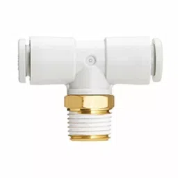 SMC KQ2 Series Branch Tee, 12 mm to R 3/8 Male, Threaded-to-Tube Connection Style, KQ2T12-03NS (Pack of 5)-picture-11