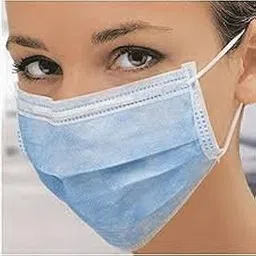 smi Disposable Elastic 3-Ply Face Mask (Blue, Without Valve, Pack of 100) for Unisex-picture-35
