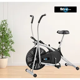 smile fitness Air Bike Exercise Cycle For Home Moving Handles Upright Moving Indoor Cycles Exercise Bike-picture-26