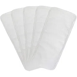 smile shake High Absorbent Cloth Diaper Inserts Pack of 5, Reusable Washable Insert Pads-picture-22
