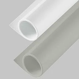 Smiledrive Photography Background Sheets - Backdrop Sheets 60 x 120 cm Waterproof Wrinklefree PVC Material (Grey and White)-picture-15